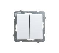 Connettore doppio stadio Sonata bianco opaco LP-10R/m/75