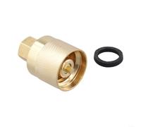 Connettore d'ottone del carrello elevatore di RE7141F 1-0.2" adattatore | Connessione stabile, riduce il rischio di guasto, migliora la sicurezza, include rondella, si adatta ai serbatoi standard
