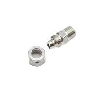 Connettore dritto 1 pz. Filettatura BSPT PC 304 SS Raccordo, raccordo rapido for tubo flessibile a compressione pneumatica, adattatore(4MM*1/8INCH)