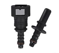 Connettore dritto per linea carburante 9 49 ID6 con pulsante di rilascio di blocco compatibile con tubo in gomma 516 e 14 tubi in nylon per carburante e gas