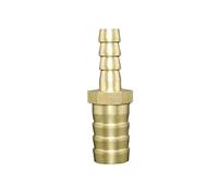 Connettore dritto, raccordo for tubo flessibile dritto in ottone a 2 vie, giunto di riduzione con punta in rame, connettore con punta in rame for gas a doppia pagoda(10mm*16mm)