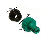 Connettore E Riduttore Per Giardino Snap Fit Per Tubo - Pacco Da 10