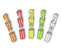 CONNETTORE ELASTICO ATTACCO OVER SIZE AGGANCIO APICALE PESCA CARPA ROUBAISIENNE