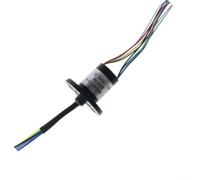 Connettore elettrico a 6 canali, 2 A, compatto (6 canali) | Alloggiamento in plastica, resistente all'usura, peso leggero, colore nero, per una costruzione robusta per l'industria
