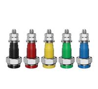 Connettore elettrico a banana for presa a banana da 2 pezzi 4MM J.40022(2 red)