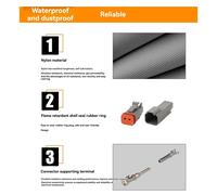 Connettore Elettrico Deutsch DT 2-Pin DT06-2S DT04-2P Ingresso Aria