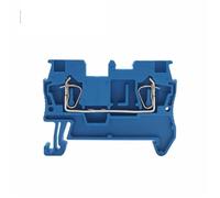 Connettore elettrico per guida DIN, set di 100 connettori ST1.5, cablaggio passante, ritorno del filo di trazione(Blue)