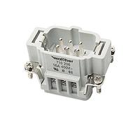 CONNETTORE ELETTRICO WALTHER 710206 - 500 V, Temperatura da -40°C a 125°C, Peso 0,052 kg, Dimensioni 51x35x34 mm