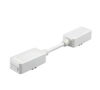 CONNETTORE ELTTRIFICATO FLESSIBILE BIANCO PER BINARIO BERNINI 5,65X2,5X1,93CM