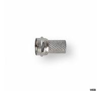 Connettore F Maschio Per Cavi Coassiali da 6,4mm confezione da 25 pezzi