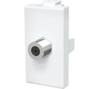 CONNETTORE F TV SAT DIRETTO ABM - BIANCO- 8 pezzi