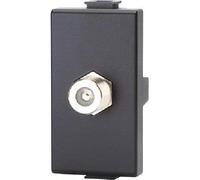 CONNETTORE F TV SAT DIRETTO ABM NERO PZ 8
