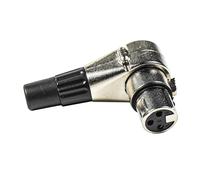 Connettore Femmina Angolare Regolabile A 3 Pin XLR HQRP Con 7 Posizioni Diverse