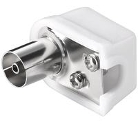 Goobay Connettore Cavo Antenna TV Femmina Angolato 9.5 mm