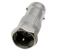 Connettore femmina BNC - Adattatore universale, lega di zinco, jack accoppiatore coassiale durevole per applicazioni di trasmissione di segnali video radio RF | Dispositivo di interfaccia di accoppiam