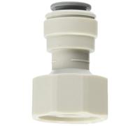 Connettore Femmina John Guest PI451215CS, 3/8" OD X 5/8" BSPP (Confezione Da 10)