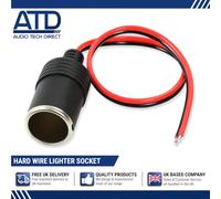 Connettore Femmina Per Accendisigari Hardwire 12V Per Auto 10Amp 25Cm