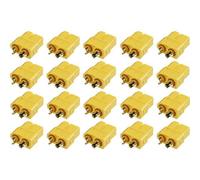 Connettore femmina per batteria xt60 dorato 20 pz reely 1399713