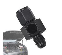 Connettore femmina per tubo pressione olio, adattatore per manometro olio - Connettore sensore pressione filtro - Con porta misuratore 1/8NPT 4/6/8/10/12AN filettatura esterna-interna per un