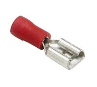Connettore femmina pre-isolato rosso PHF-31 (100 pezzi) per impianti elettrici. Garantisce connessioni sicure e durevoli nel cablaggio, fornendo efficienza e qualità in ogni utilizzo.