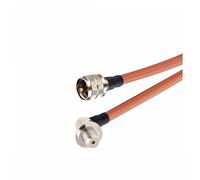 Connettore femmina UHF SO239 a 90 gradi for spine maschio UHF PL259, cavo coassiale RG400 a doppia schermatura, codino(UHF M to UHF F90,20CM)