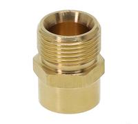 Connettore filettato M22 maschio a G 3/8 femmina, accessorio per collegamento idropulitrici e tubi flessibili