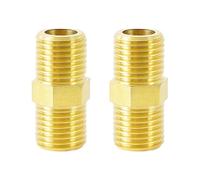 Connettore filettato maschio doppio in ottone generale Raccordo idraulico forte Giunti forti per tubi di varie dimensioni Connettore dritto filettato maschio in ottone