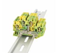 Connettore filo di terra STTB2.5-PE, 5 pezzi, morsettiera elettrica per guida DIN STTB 2.5 PE