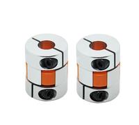 Connettore flessibile Giunto a ragno D25 L30 da 2 pezzi, alesaggio da 5 mm a 12 mm, giunto flessibile for albero motore CNC Prolunga di serraggio(6.35mm to 12mm)