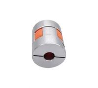 Connettore flessibile Giunto albero D25L30 Giunto flessibile a ganascia Spider Plum Foro 6,35 mm 8 mm 9,5 mm 10 mm 12 mm Giunto albero motore passo-passo Prolunga di serraggio(5x5mm)