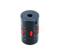 Connettore flessibile Giunto motore in acciaio da 1 pezzo, diametro 30 mm, lunghezza 50 mm, giunto a ganascia con bloccaggio elevato, cardano Prolunga di serraggio(12x15mm)