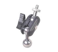 Connettore flessibile per fotocamera da 1/4 di pollice a vite a 17 mm con testa a sfera girevole meccanismo per smartphone supporti monitor Durabilità Build Supporto generale accessorio per smartphone