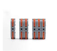 Connettore for cavi a leva multiplex a giunzione rapida, collegamento 1 a 1, terminale isolato compatto in linea, 1 pezzo(60PCS With Box)