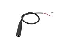 Connettore for cuffie audio mono/stereo da 2,5 mm maschio/jack femmina 2/3/4 poli, estensione pin, cavo a filo nudo, saldatura fai te, riparazione(3Pole Female,5Pcs)