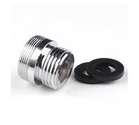 Connettore for rubinetto filettato in acciaio inossidabile da 1/2 "a M24 Adattatore for rubinetto for acqua da cucina Raccordi filettati for tubi flessibili for doccia da bagno(Male 1l2 inch to F24)