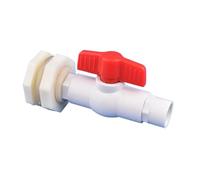 Connettore for serbatoio d'acqua in PVC for ingresso acquario fai da te da 1/2~1 pollice(Blue)