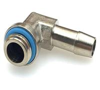 Connettore for tubo a gomito da 90 gradi, parte del sistema di raffreddamento ad acqua, filettatura G1/4(Outer diameter 8mm)