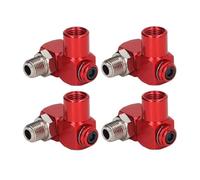 Connettore for tubo flessibile 'aria girevole a 360 gradi da 4 pezzi, raccordi pneumatici industriali NPT da 1/4", adattatore for utensili pneumatici, giunto for tubo flessibile 'aria, resistente