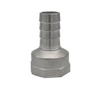 Connettore for tubo flessibile in acciaio inossidabile 304, maschio e femmina, filettato, giunto in pelle, adattatore a gomito 6 mm/8 mm, 10 mm, 15 mm/20 mm, 1/4"3/8"1/2"1"(Female connector,12MM_1/2")