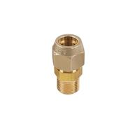 Connettore for tubo in ottone SAE da 1/8 1/4 3/8 1/2 3/4 BSPP maschio a 6,35-19,05 mm a 45 gradi(3l8 BSPP To 9.52mm)