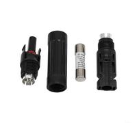 Connettore fusibile in linea dal design sostenibile compatibile con sistemi di pannelli solari per l'uso con fusibili standard (20A)