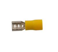 Connettore Giallo Femmina Terminale Push-On 6.3mm 100pz 30210