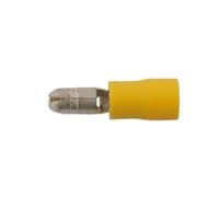 LASER TOOLS 5 mm Giallo Proiettile Maschio terminale PK 10 da collegare