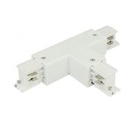Connettore Giunto Forma T Sinistro Colore Bianco Per Barra Sistema Binario Trifa