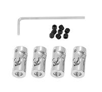 Connettore giunto universale sterzo fai-da-te per modellini di auto robot, set da 4 pezzi (Inner diameter 4 * 5mm)