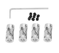 Connettore giunto universale sterzo fai-da-te per modellini di auto robot, set da 4 pezzi (Inner diameter 4 * 6mm)