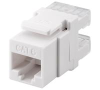 Connettore Goobay Keystone RJ45 a TB110 Cat 6 UTP Bianco