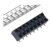 Connettore HLE-108-02-G-DV-BE-A-K-TR: perno femmina PIN: 16 verticale