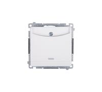 Connettore hotel Simon 54 singolo bianco DWH1.01/11
