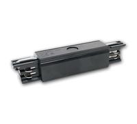 Connettore I per barra elettrificata trifase, connettore diritto, conduttore di protezione sinistro e destro, colore nero